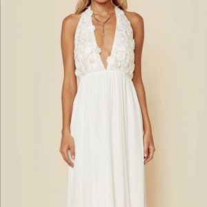 For Love And Lemons Isabella Halter Dress